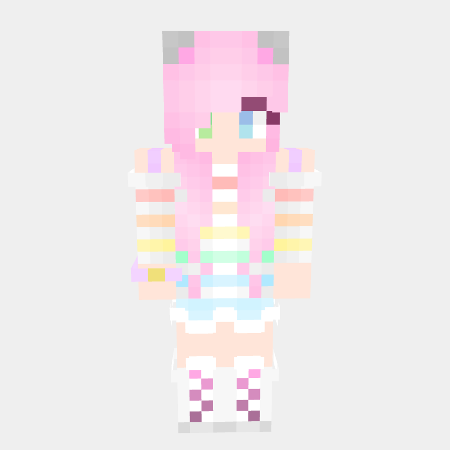 Kyrea's in Minecraft skin form, also her original form